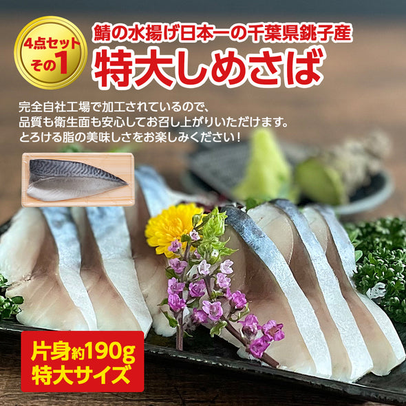 【送料無料】うなぎ しめ鯖 釜揚げしらす 山椒しらすの目利き４点セット